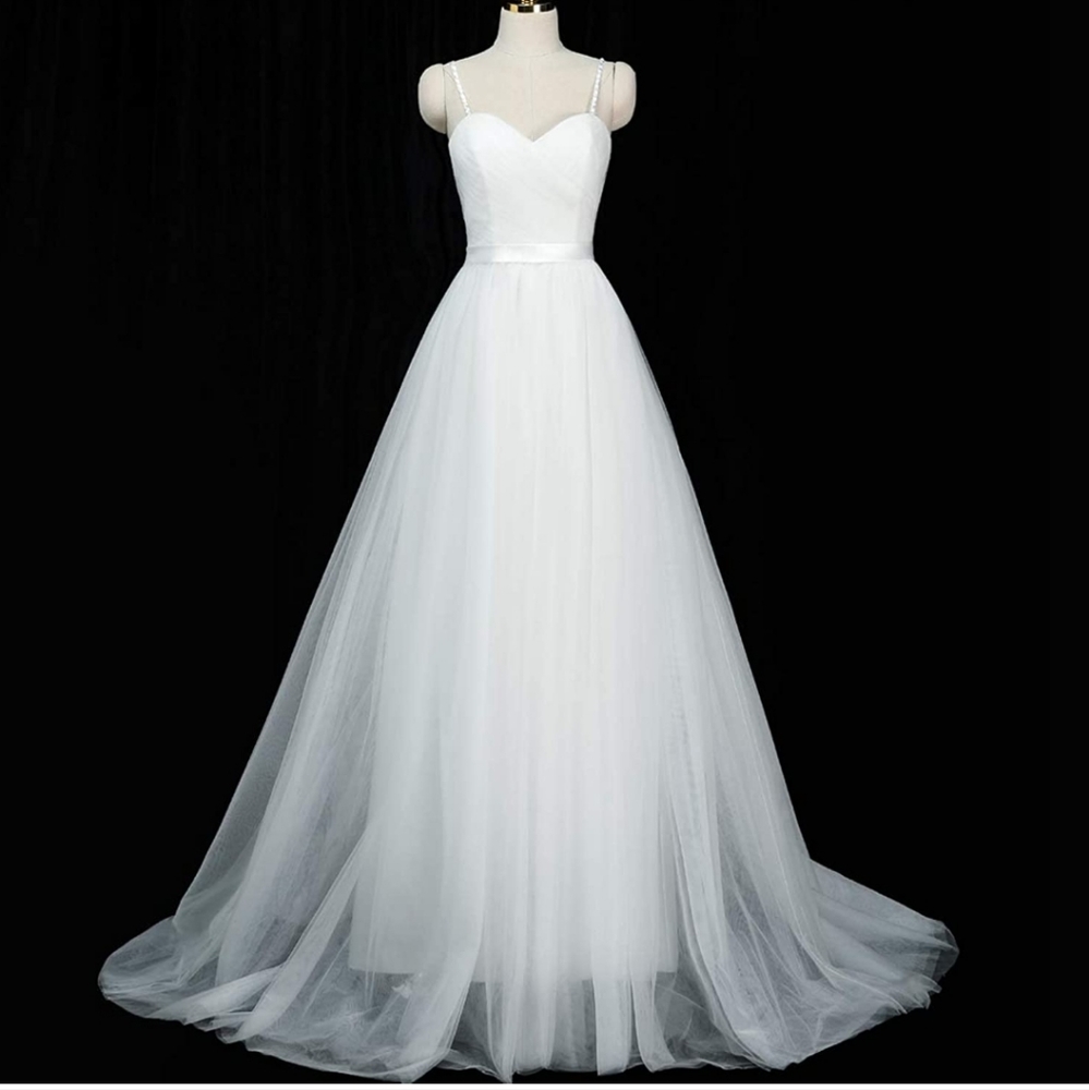White long dress